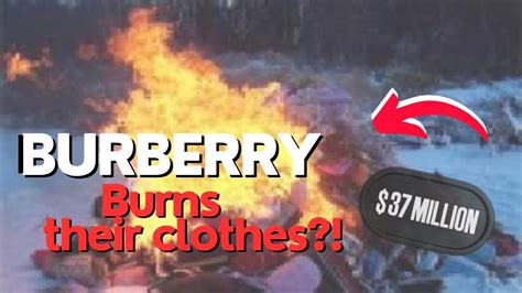 did the burning of clothes backlash hurt burberry|Burberry unsold clothing.